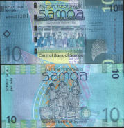 *10 Tala Západná Samoa 2008-2017, P39a UNC - Kliknutím na obrázok zatvorte -